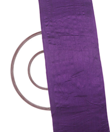 Purple Colour Plain Dupion Silk Fabric - Fabric Dekho